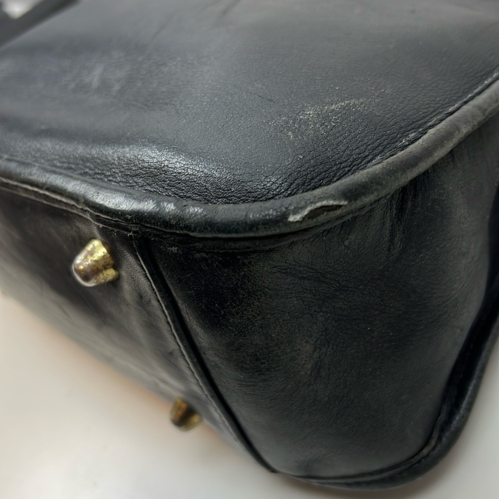 Coach USA Legacy Black Leather Crossbody Shoulder Bag 9966 - Picture 5 of 16
